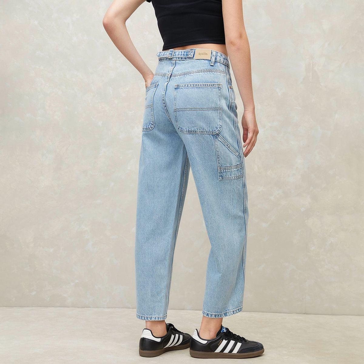 SYBILLA - Jean Balloon Algodón Mujer Sybilla