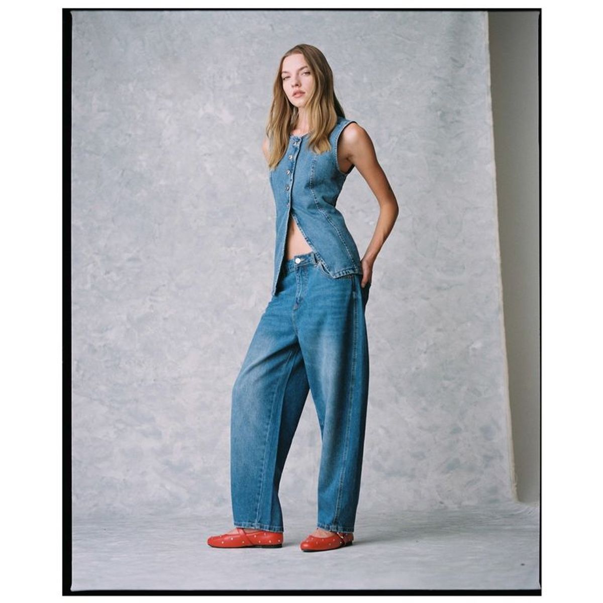 SYBILLA - Jean Balloon Algodón Mujer Sybilla