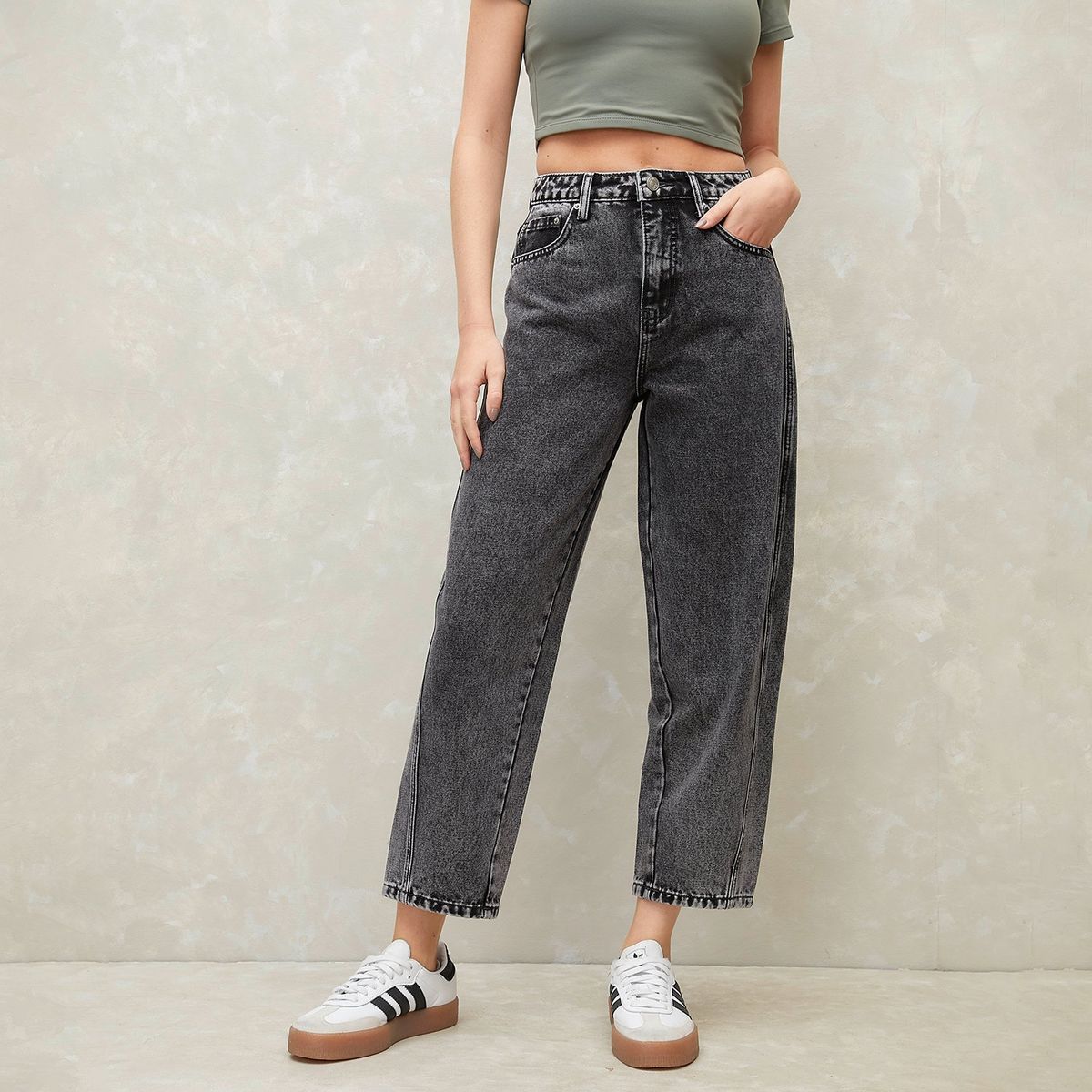 SYBILLA - Jean Balloon Algodón Mujer Sybilla