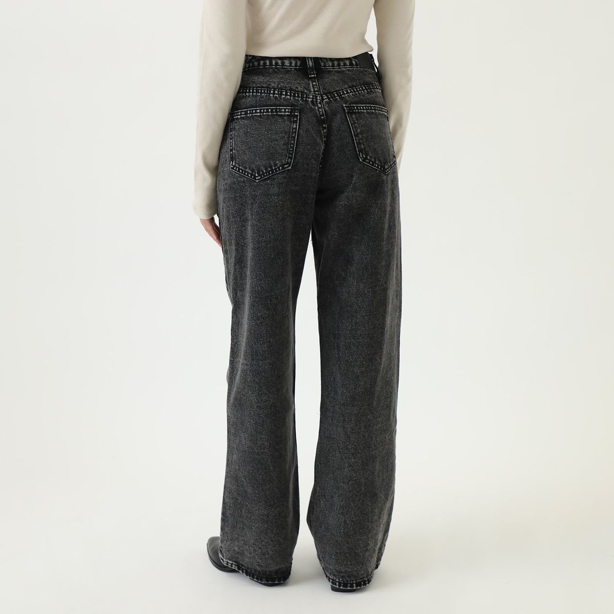 SYBILLA - Jean Straight Tiro Alto Mujer Sybilla