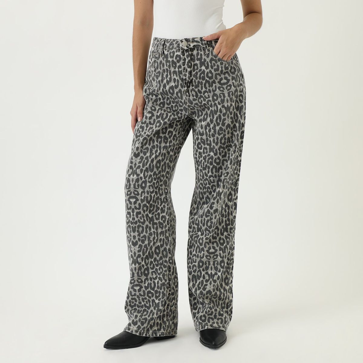 SYBILLA - Jean Straight Tiro Alto Mujer Sybilla