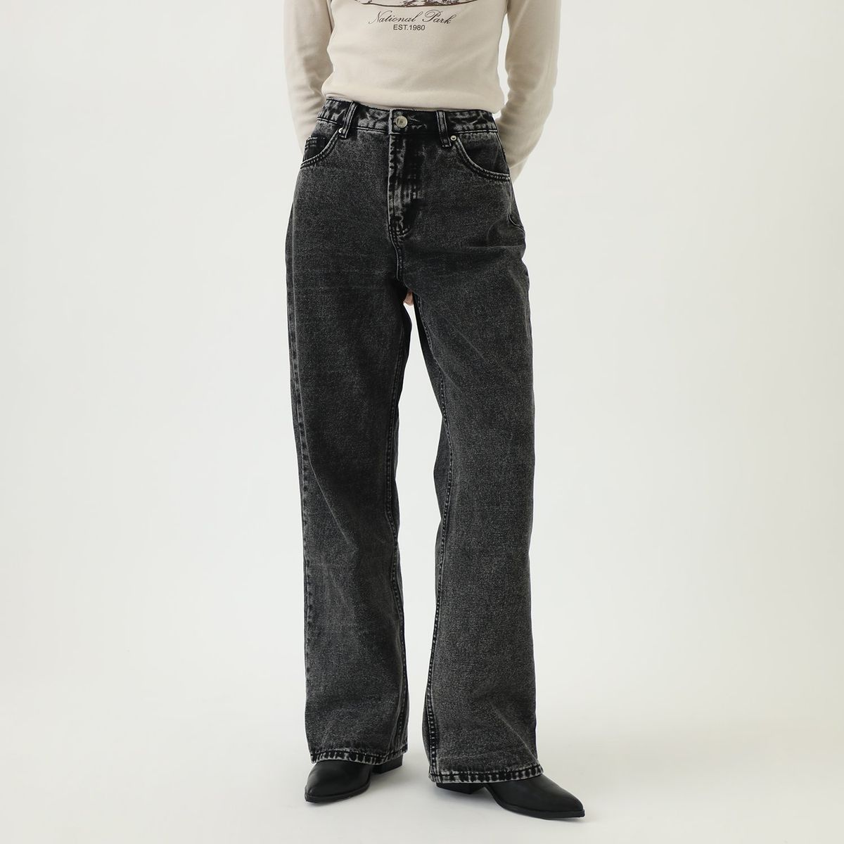 SYBILLA - Jean Straight Tiro Alto Mujer Sybilla