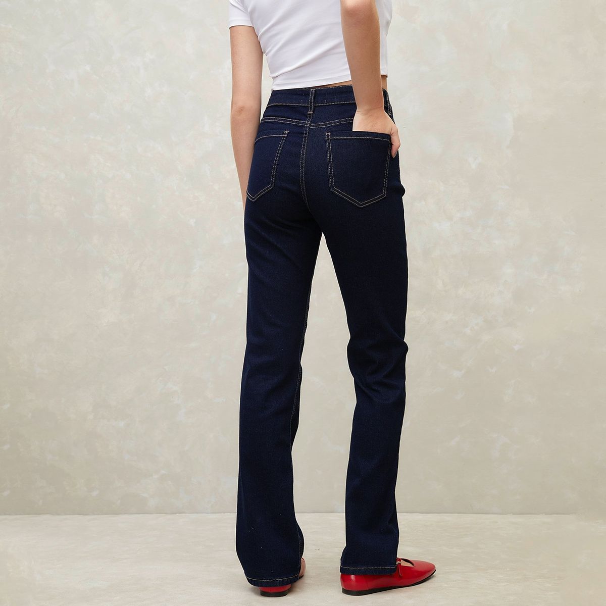 SYBILLA - Jean Straight Algodón Mujer Sybilla