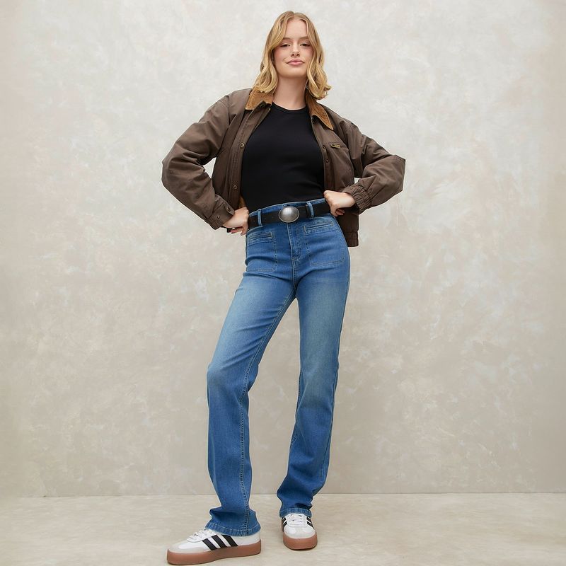 SYBILLA - Jean Straight Algodón Mujer Sybilla