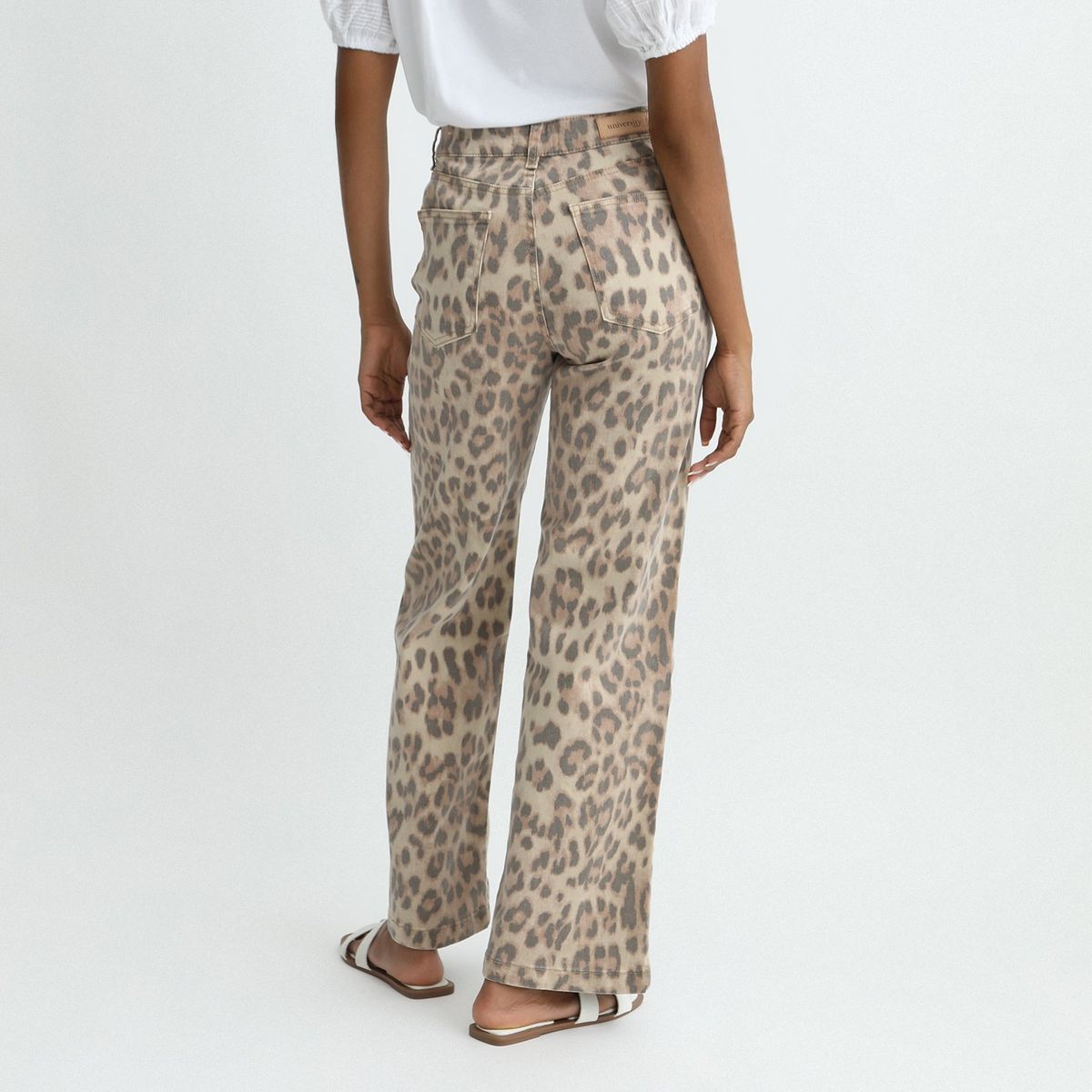 UNIVERSITY CLUB - Jean Wide Leg Tiro Alto Mujer University Club