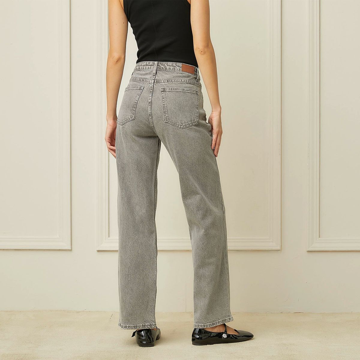 BASEMENT - Jean Straight Algodón Mujer Basement