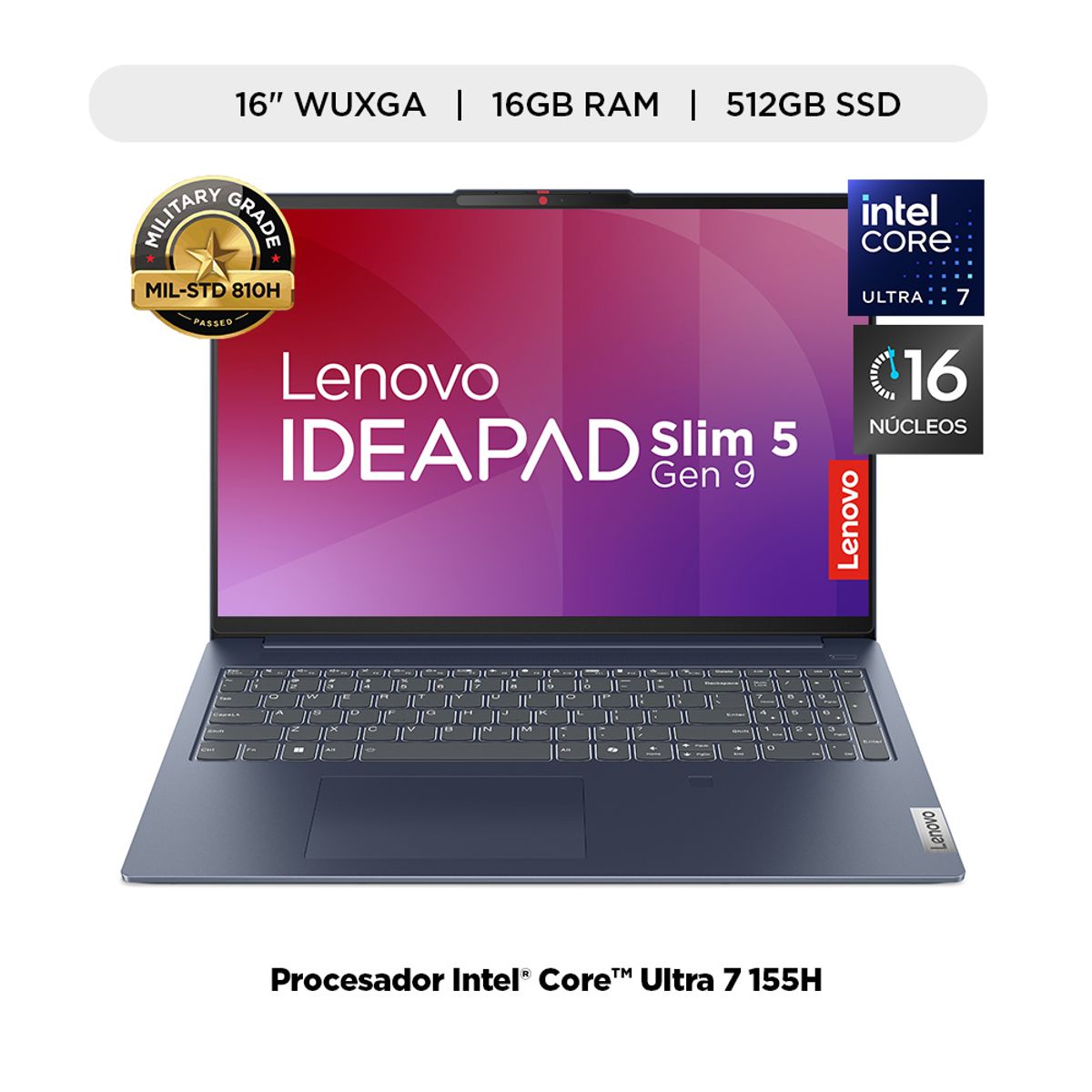 LENOVO - Laptop Intel Core Ultra 7 16gb 512gb Ssd Ideapad Slim 5i Fhd