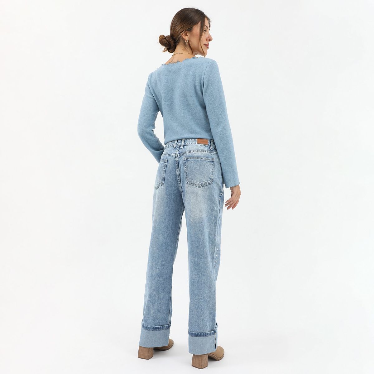 BASEMENT - Jean 100% Algodón Mujer Basement