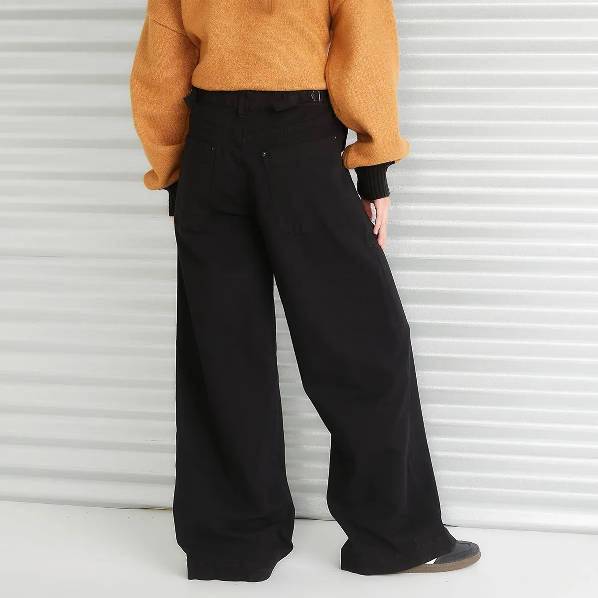 DENIMLAB - Pantalón Wide Algodón Mujer Denimlab