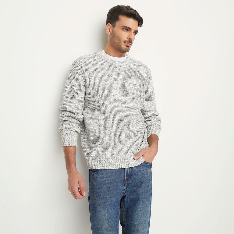 Camiseta Hombre Manga Larga De Rayas De Algodón Bearcliff BEARCLIFF