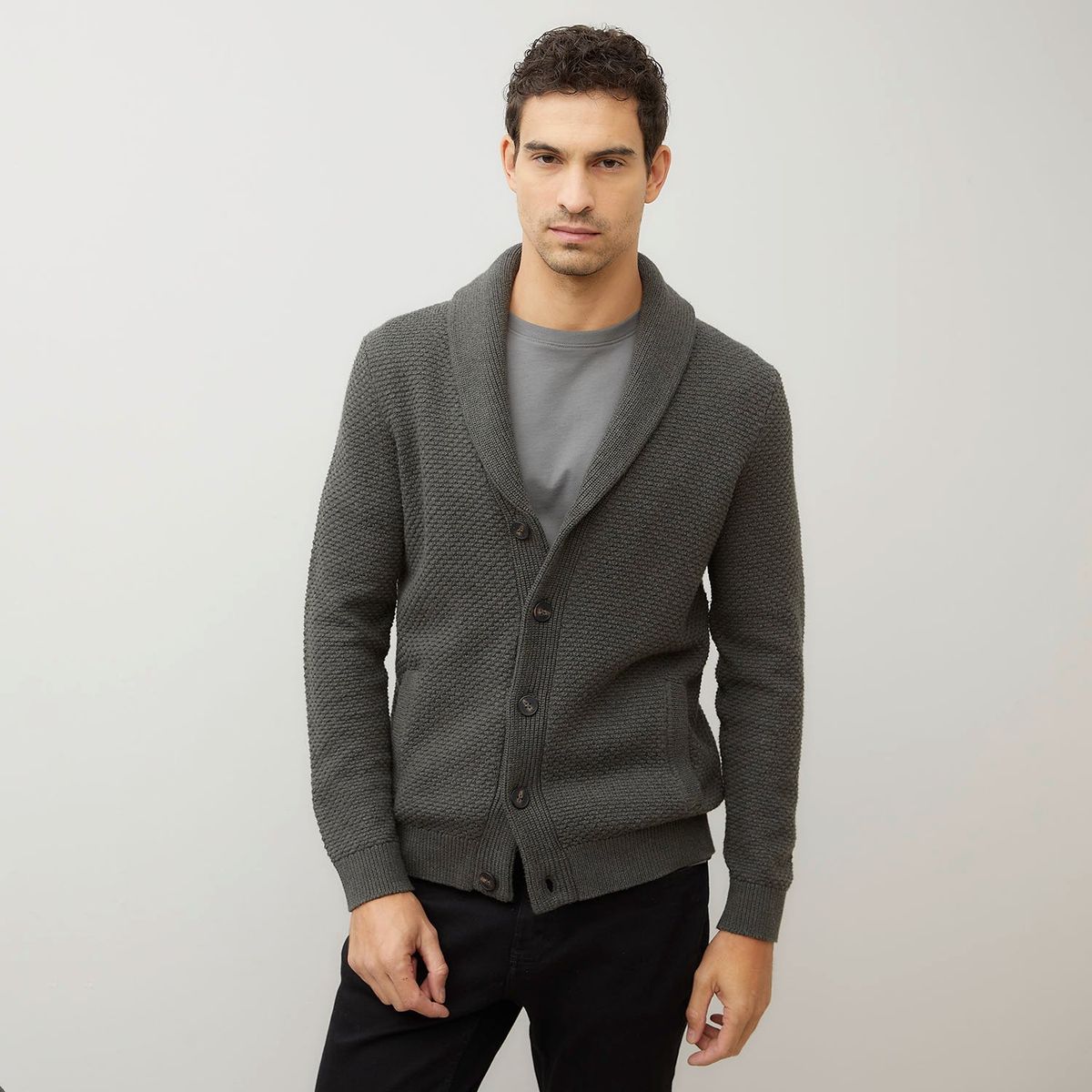 WOLF&HANK - Cardigan Manga Larga Algodón Hombre Wolf&hank