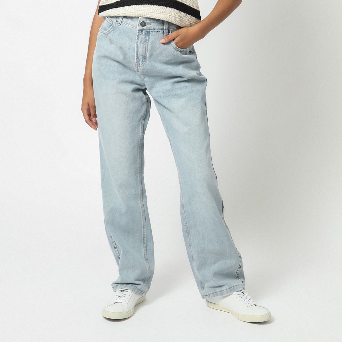 DENIMLAB - Jean Straight Algodón Mujer Denimlab
