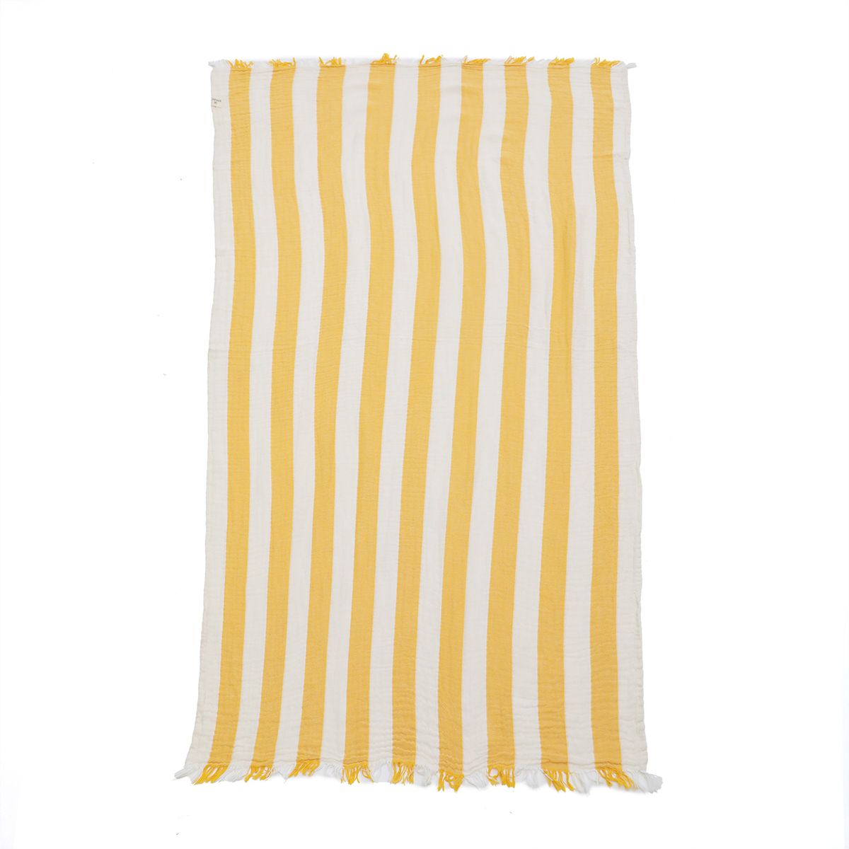 BARINE - Pareo Turco De Rayas Amarillo 90x160cm