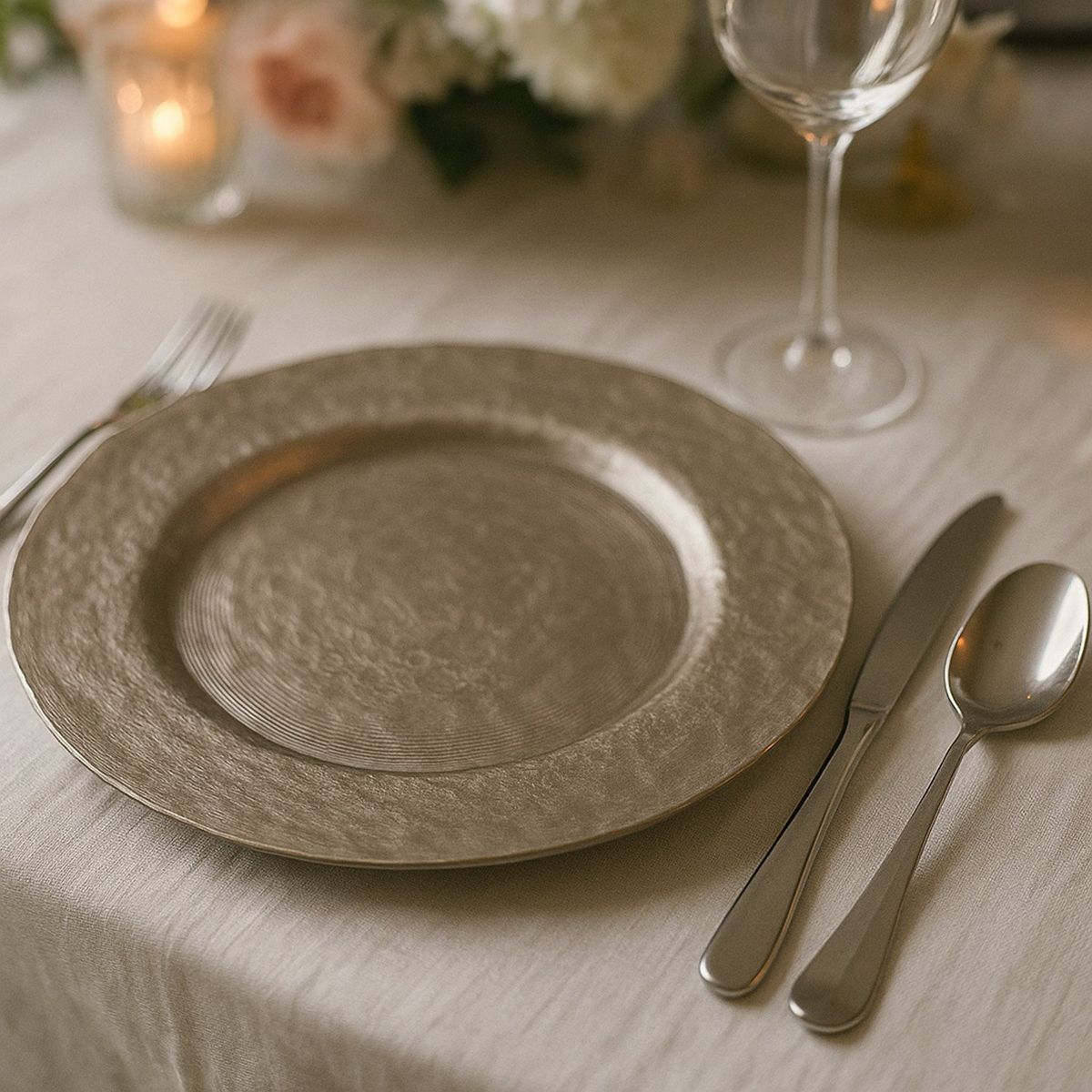 DEKOR CAM - Plato De Sitio Ocre 32cm