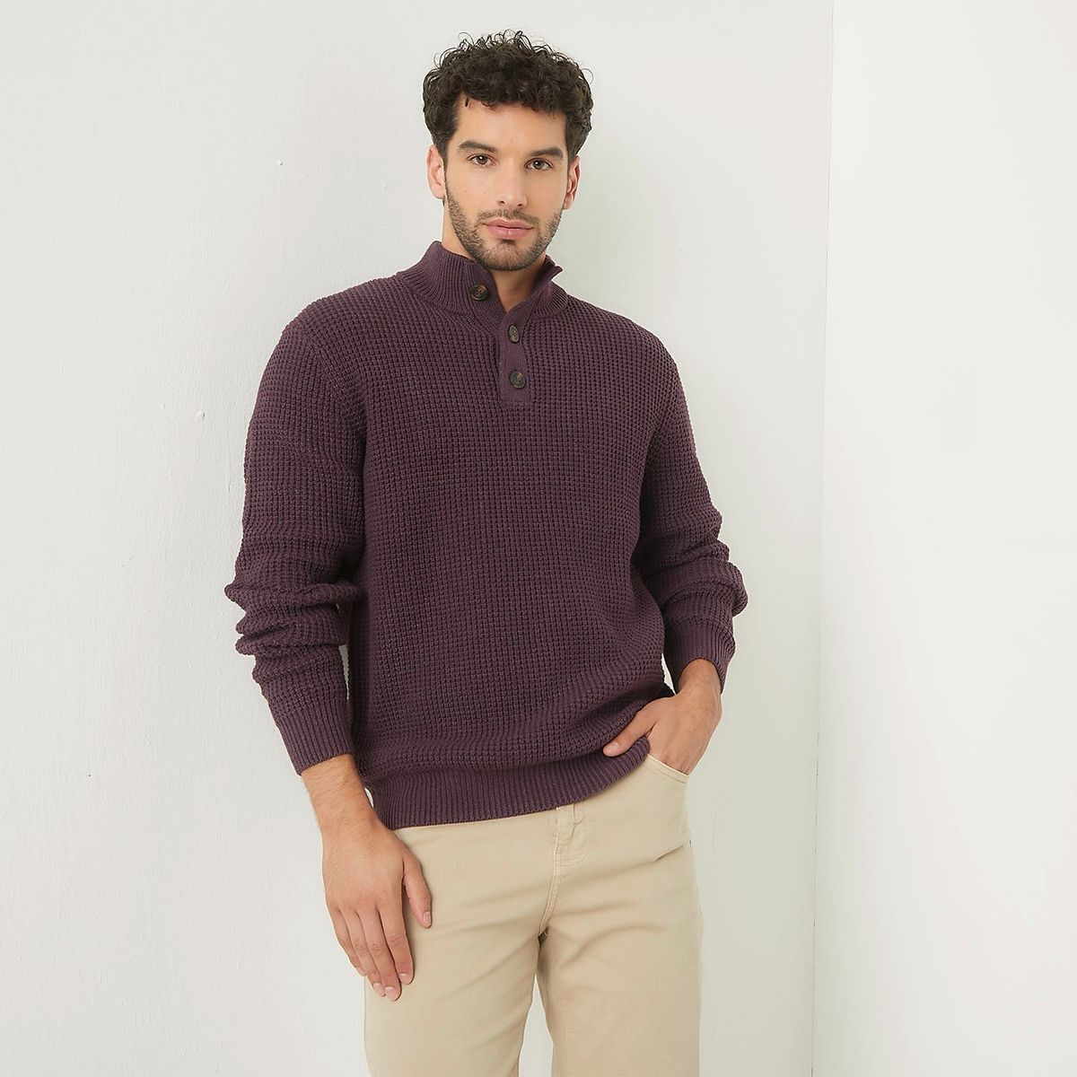 NEWPORT - Chompa Sport Algodón Hombre Newport