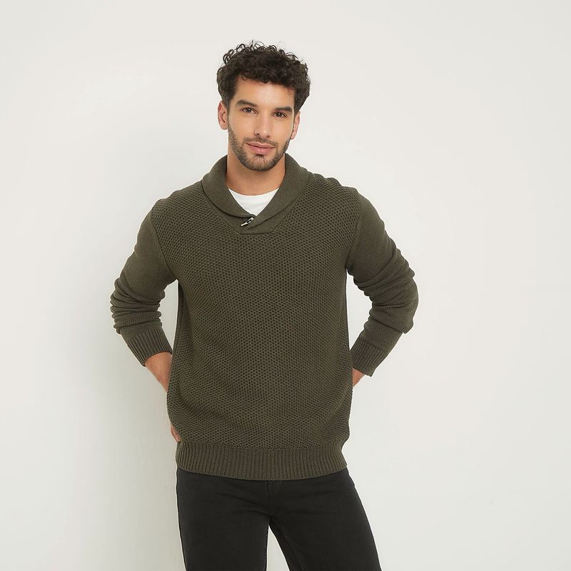 NEWPORT - Chompa Sport Algodón Hombre Newport