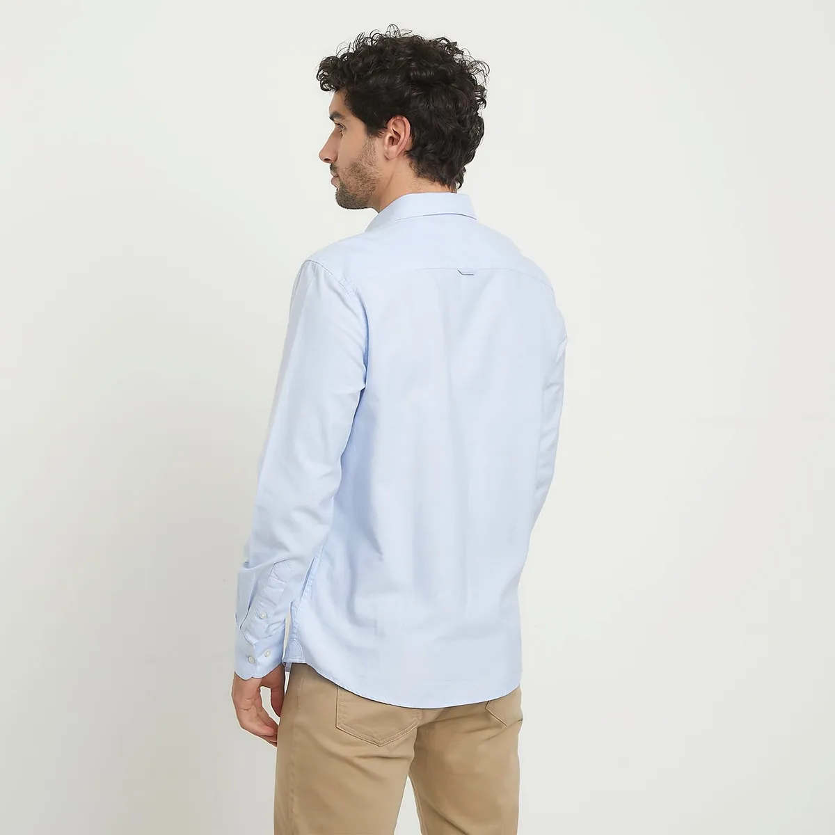 BASEMENT - Camisa Manga Larga Hombre Basement 