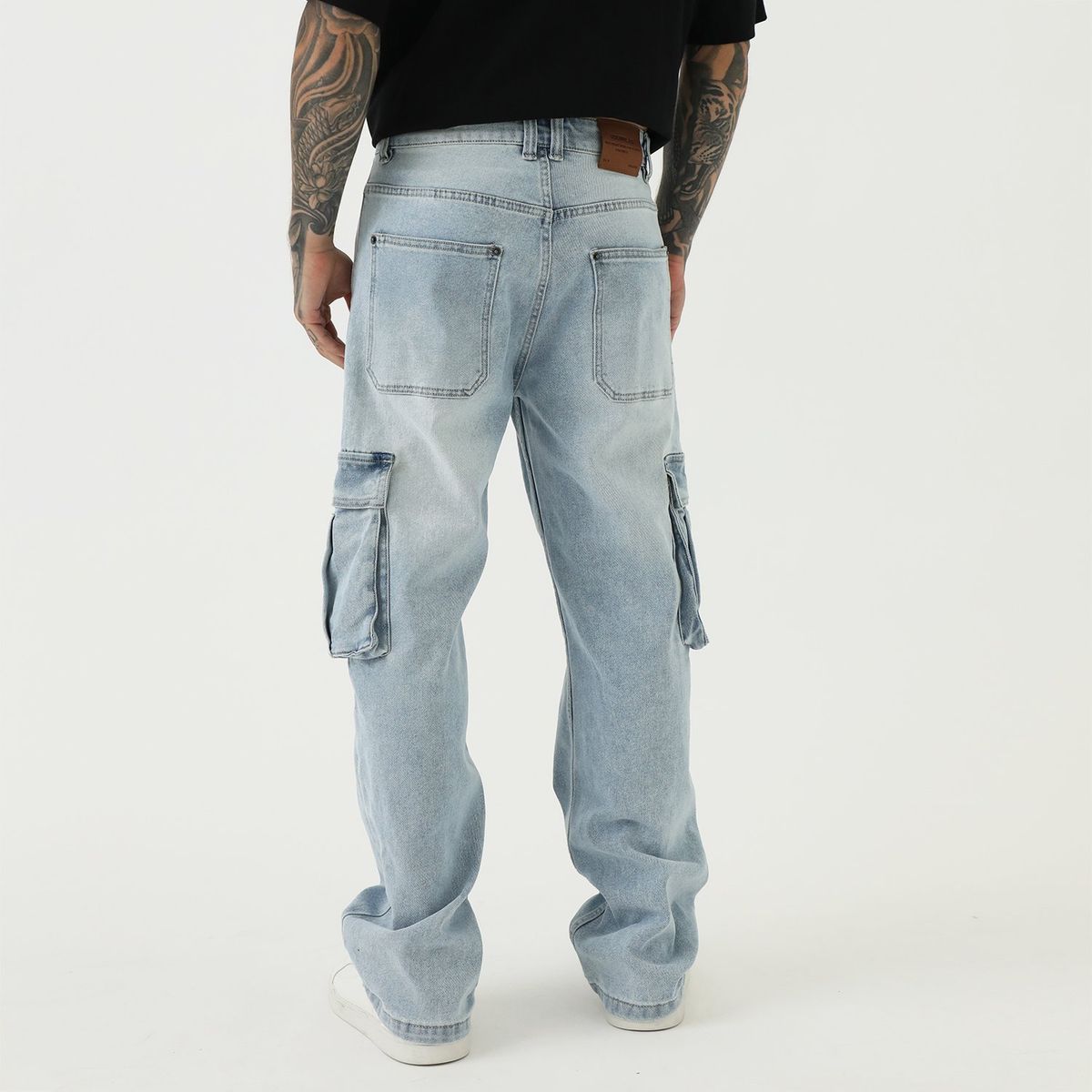 DENIMLAB - Jean Cargo Hombre Denimlab