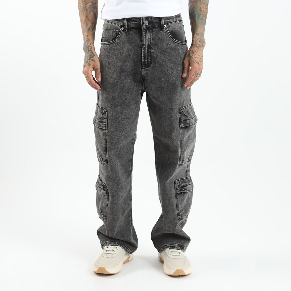 DENIMLAB - Jean Cargo  Algodón Hombre Denimlab