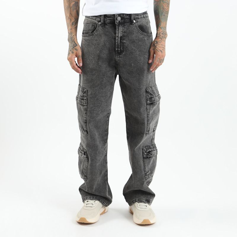DENIMLAB - Jean Cargo  Algodón Hombre Denimlab