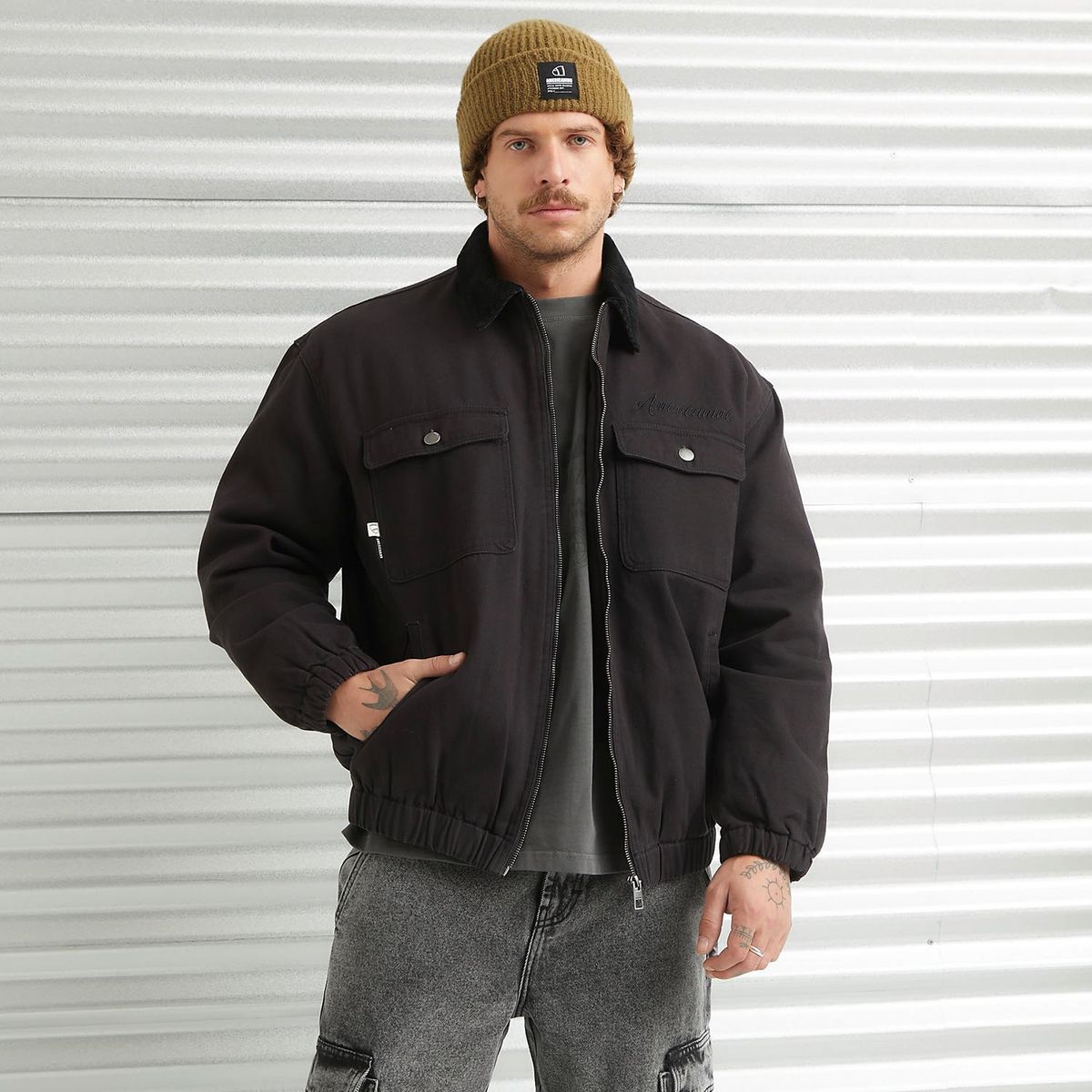 DENIMLAB - Casaca Acolchada Hombre Denimlab