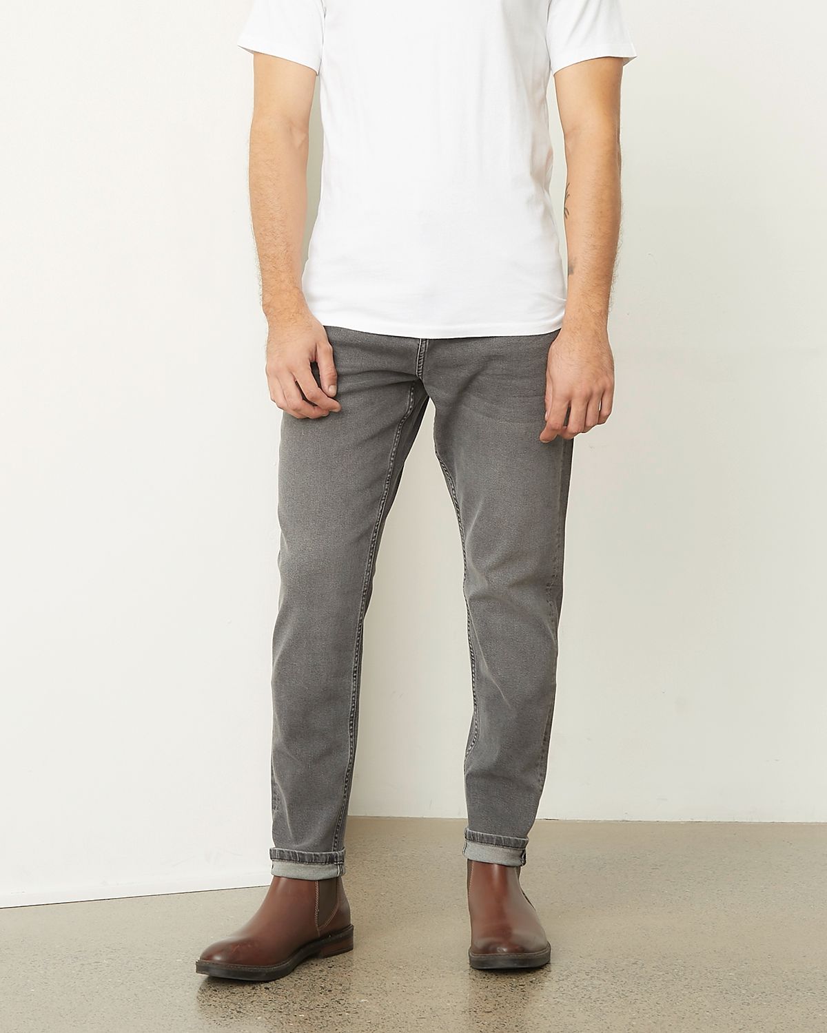 Saga Falabella Jeans Negro Para Hombre Pantalón Para Hombre Negro