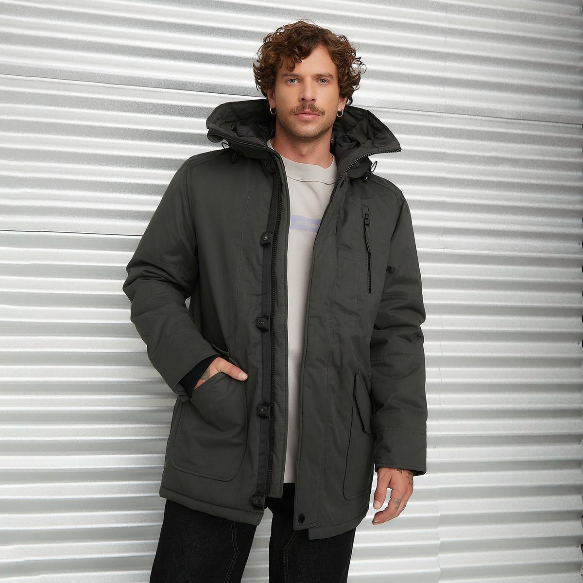 DENIMLAB - Casaca Casual Hombre Denimlab