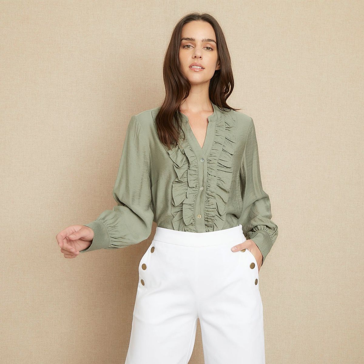 UNIVERSITY CLUB - Blusa Manga Larga Casual Mujer University Club