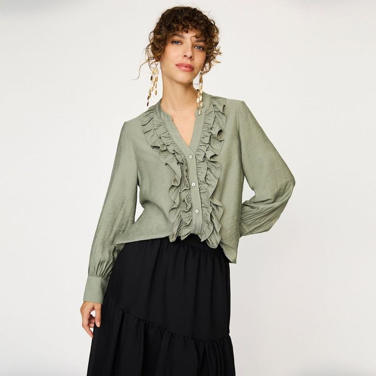 UNIVERSITY CLUB - Blusa Manga Larga Casual Mujer University Club