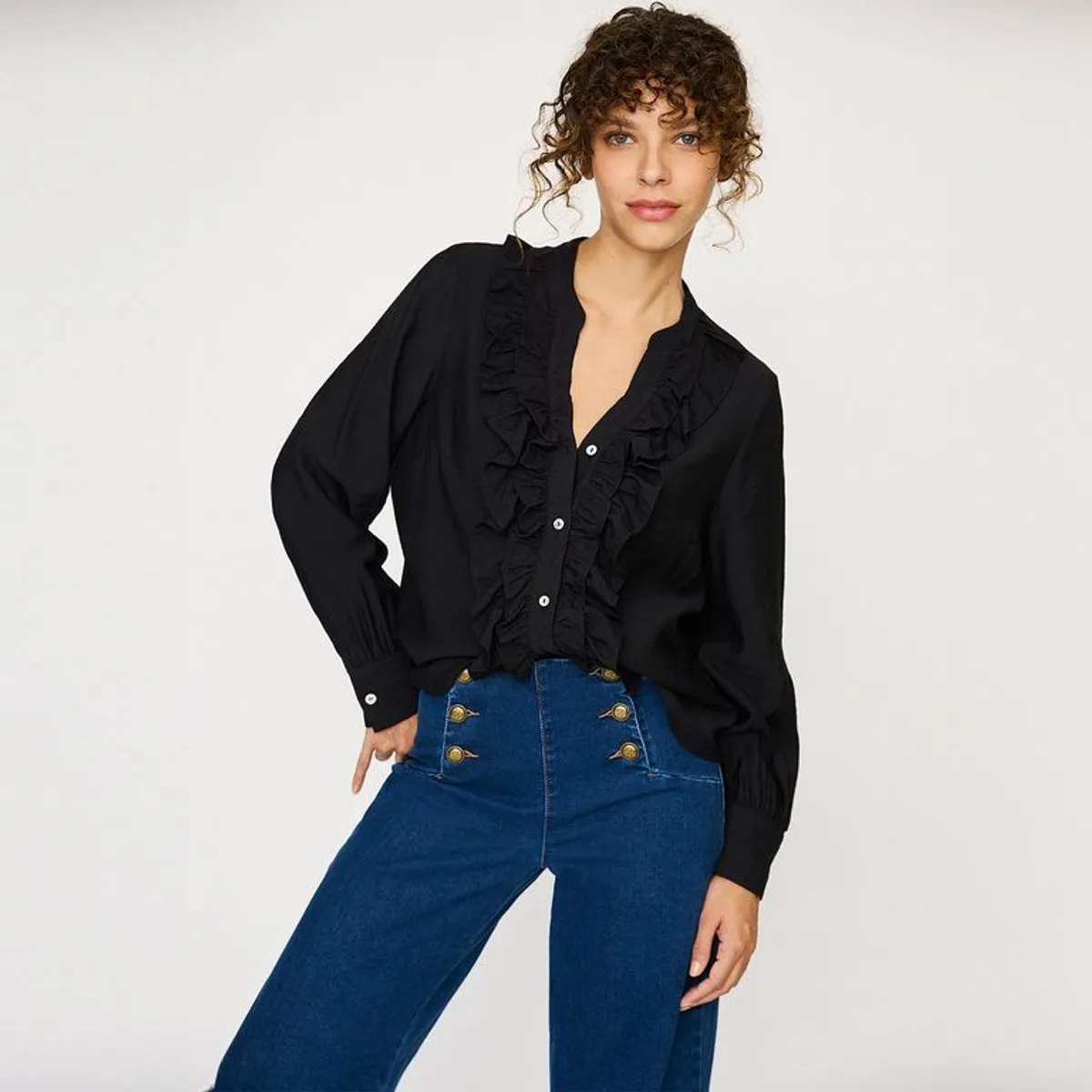 UNIVERSITY CLUB - Blusa Manga Larga Casual Mujer University Club