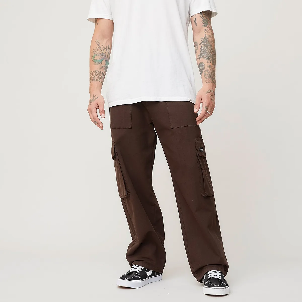 DENIMLAB - Pantalón Cargo Denimlab Algodón Hombre Estilo Urbano