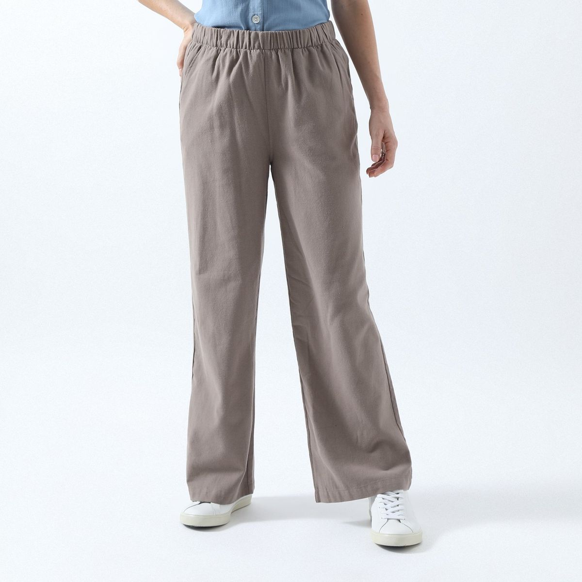 NEWPORT - Pantalón Largo 100% Algodón Mujer Newport