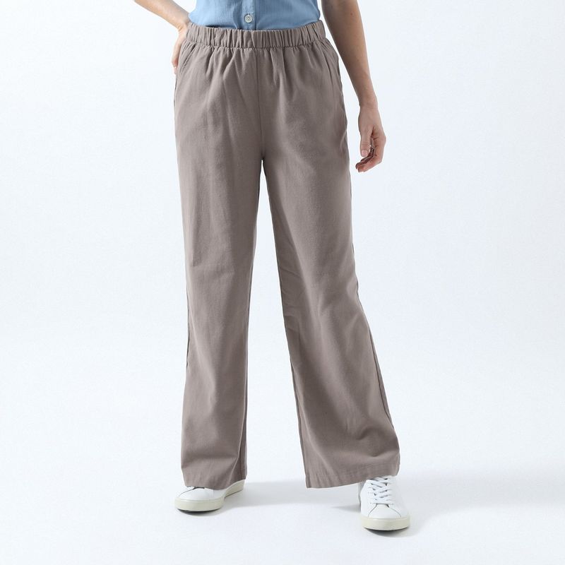 NEWPORT - Pantalón Largo 100% Algodón Mujer Newport