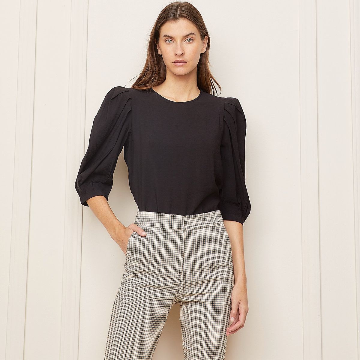 BASEMENT - Blusa Manga Larga Casual Mujer Basement