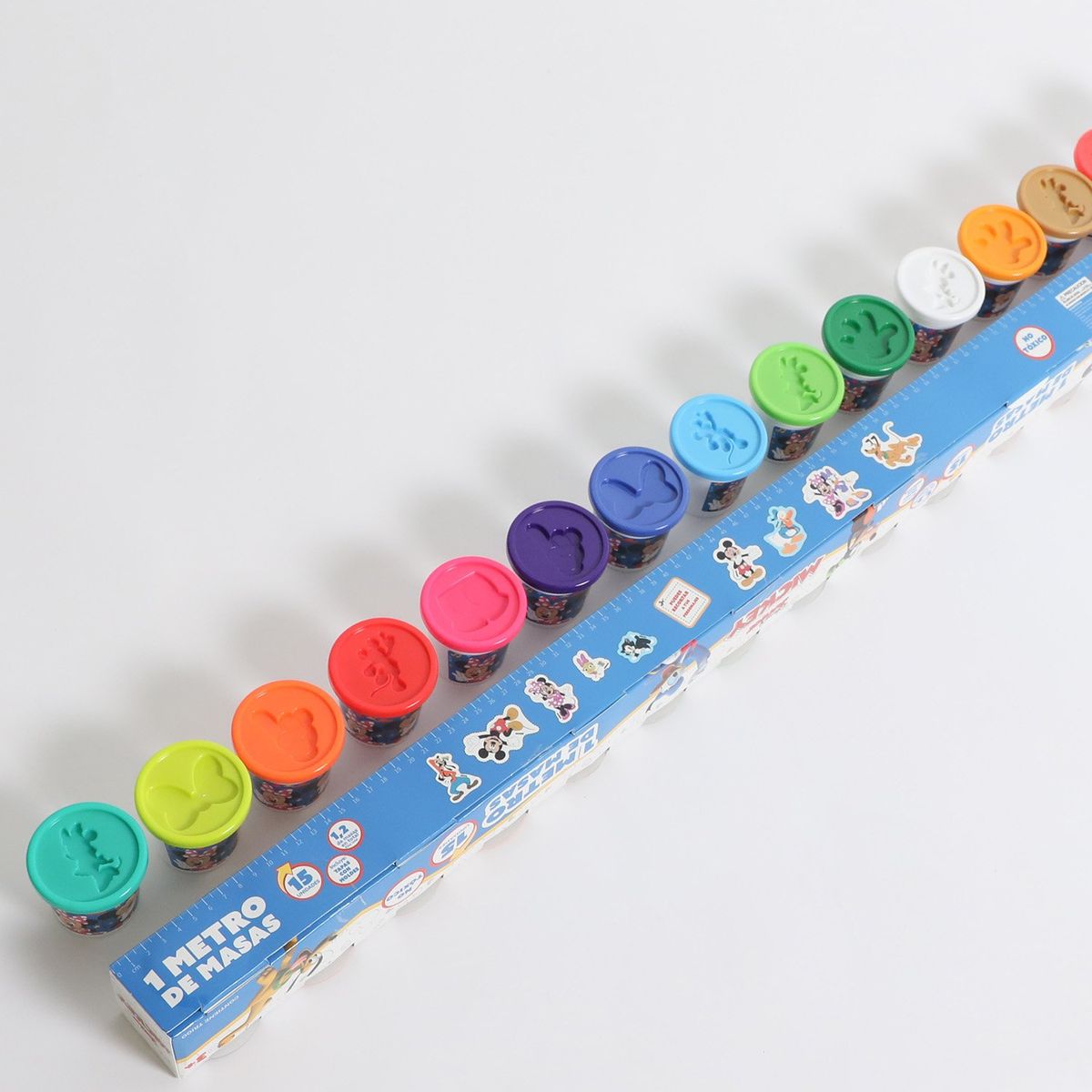 DISNEY - Plastilinas 15 Unidades 1 Metro de Masas Disney