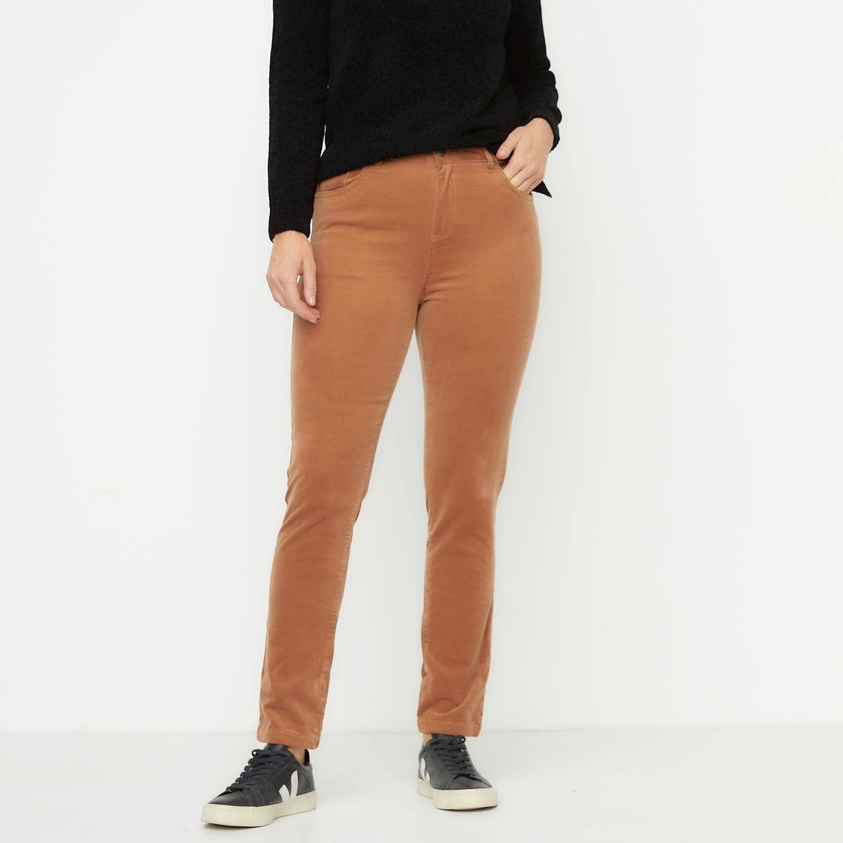 NEWPORT - Pantalón Recto Algodón Mujer Newport