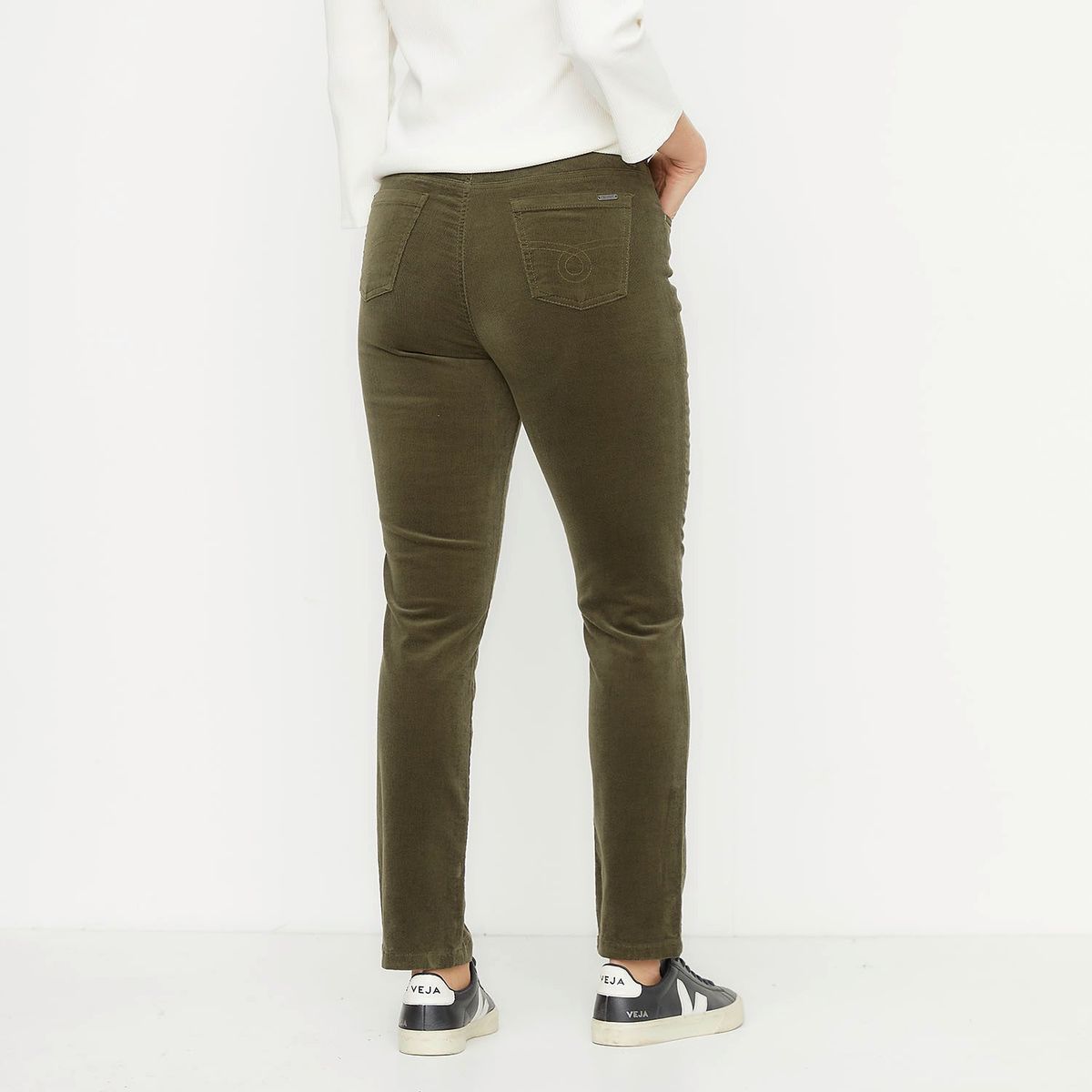 NEWPORT - Pantalón Recto Algodón Mujer Newport