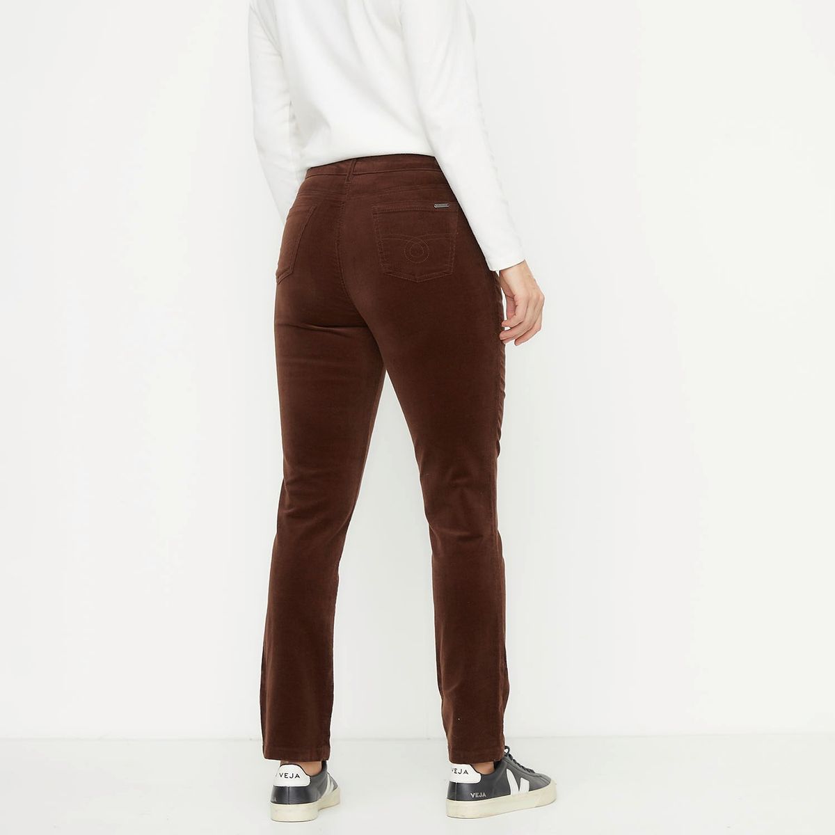 NEWPORT - Pantalón Recto Algodón Mujer Newport