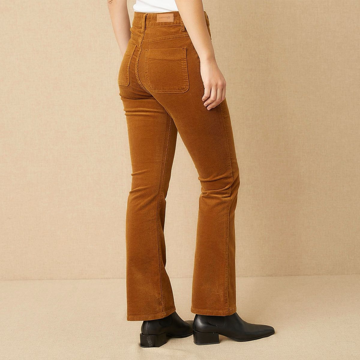 UNIVERSITY CLUB - Pantalón Flare Algodón Mujer University Club