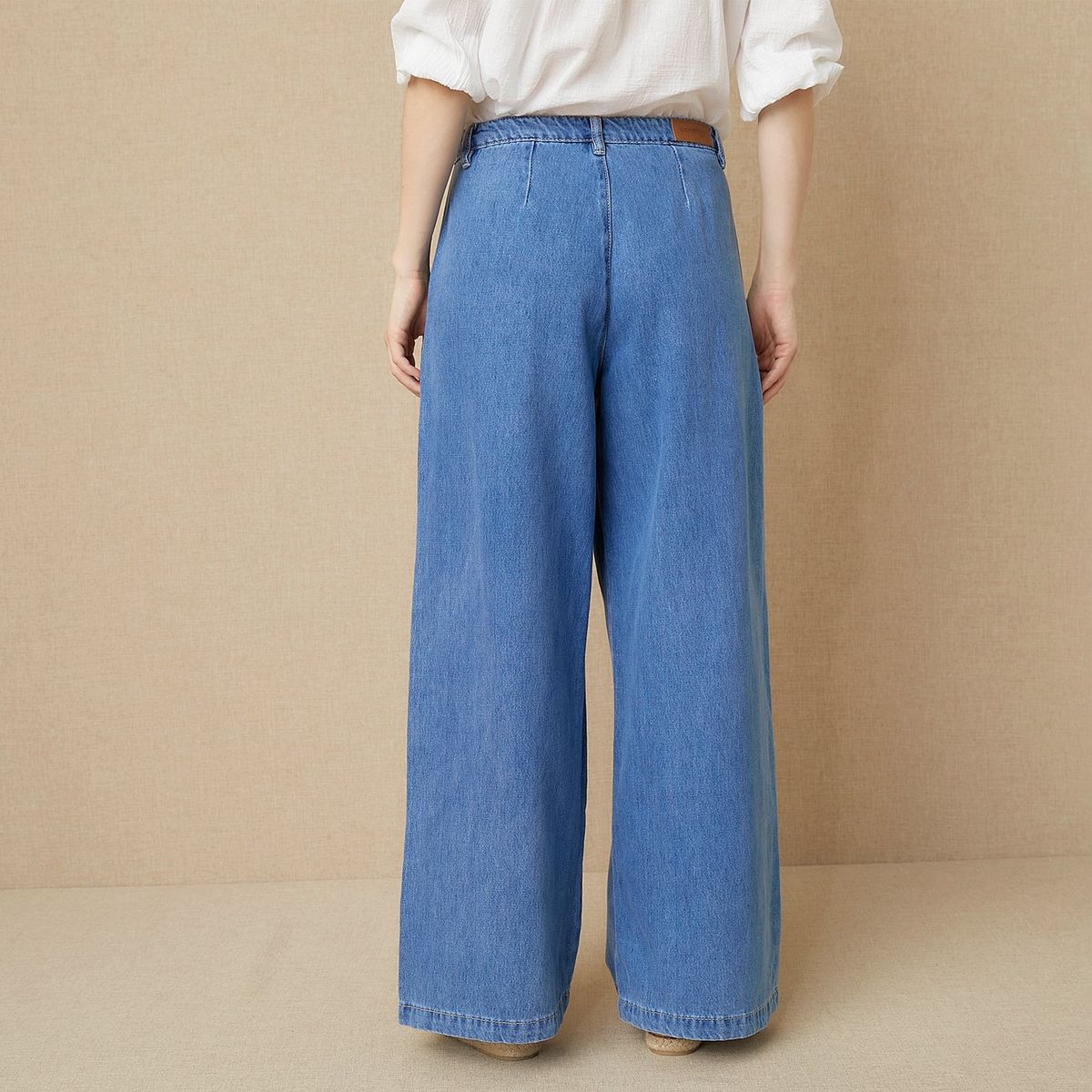 UNIVERSITY CLUB - Jean Wide Algodón Mujer University Club