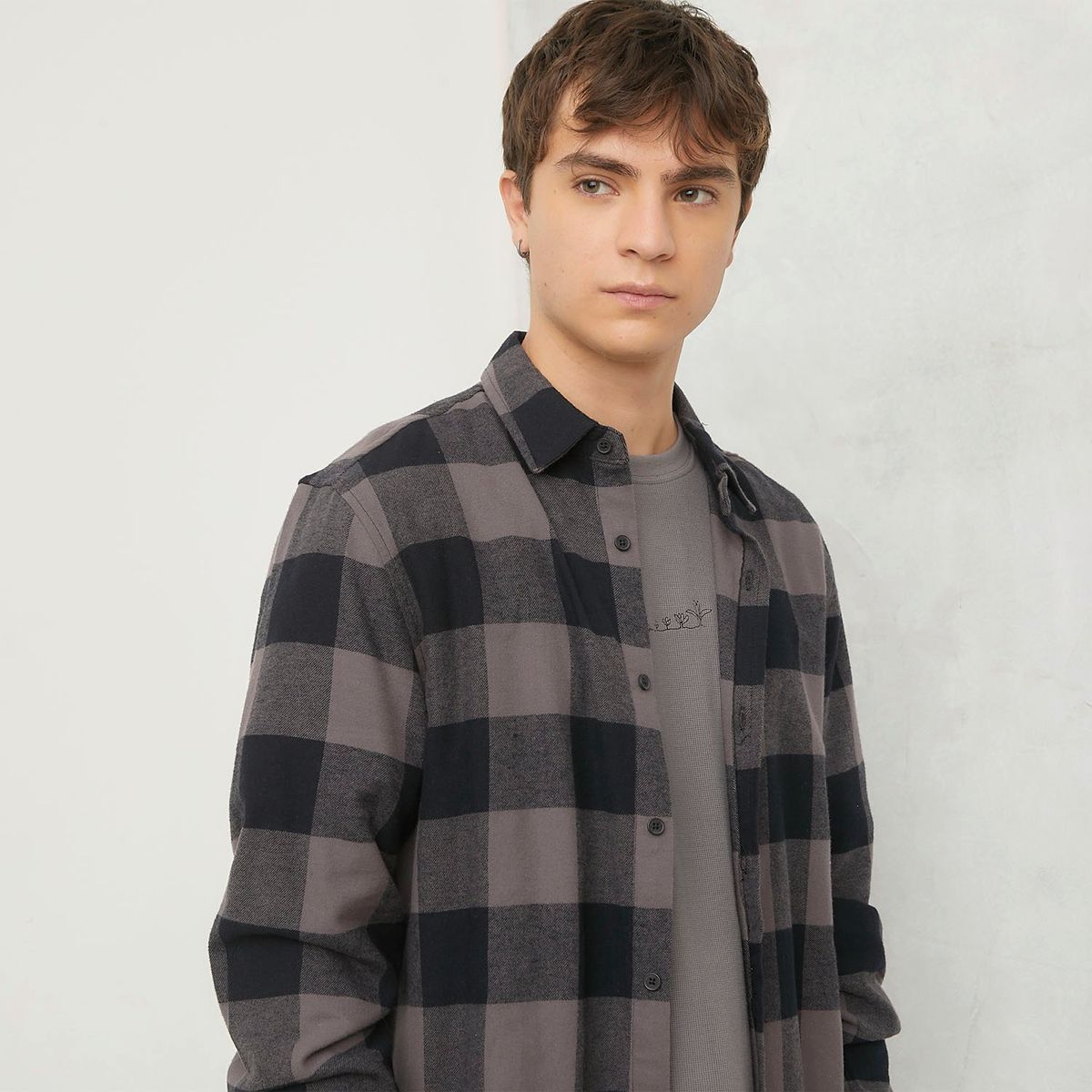 BEARCLIFF - Camisa Manga Corta Algodón Hombre Bearcliff