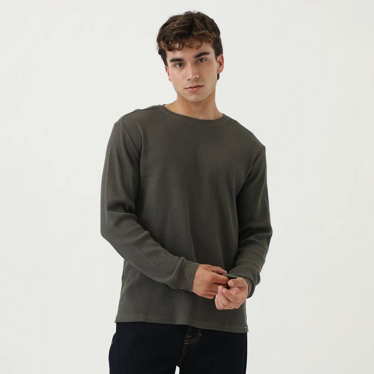 BEARCLIFF - Polo Manga Larga Hombre Bearcliff