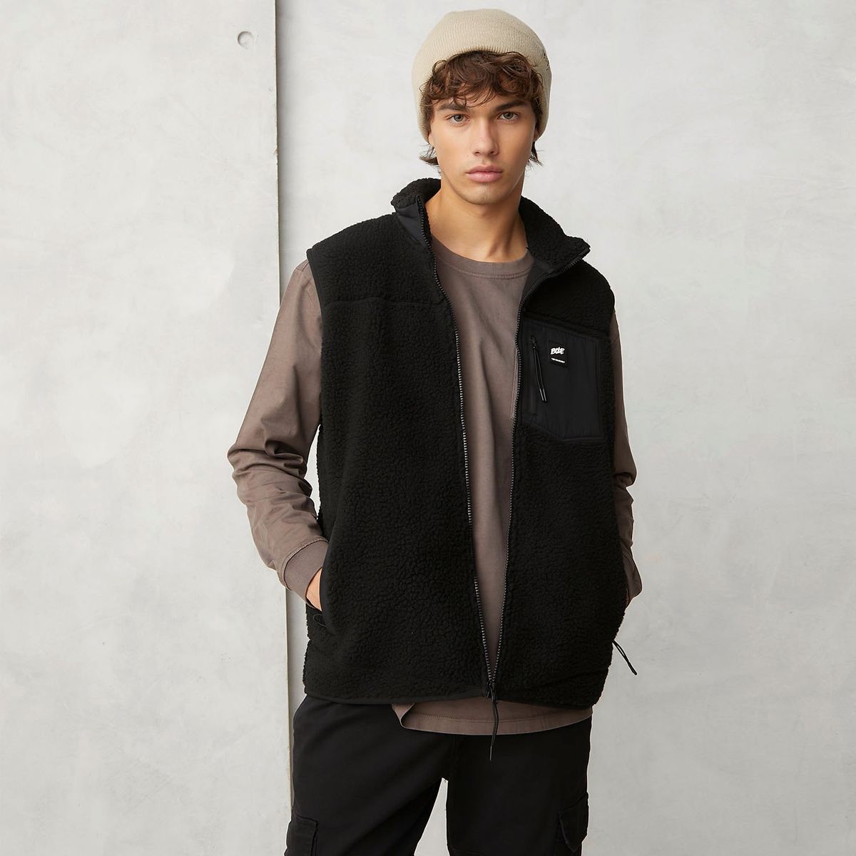 BEARCLIFF - Chaleco Sin Mangas Casual Hombre Bearcliff