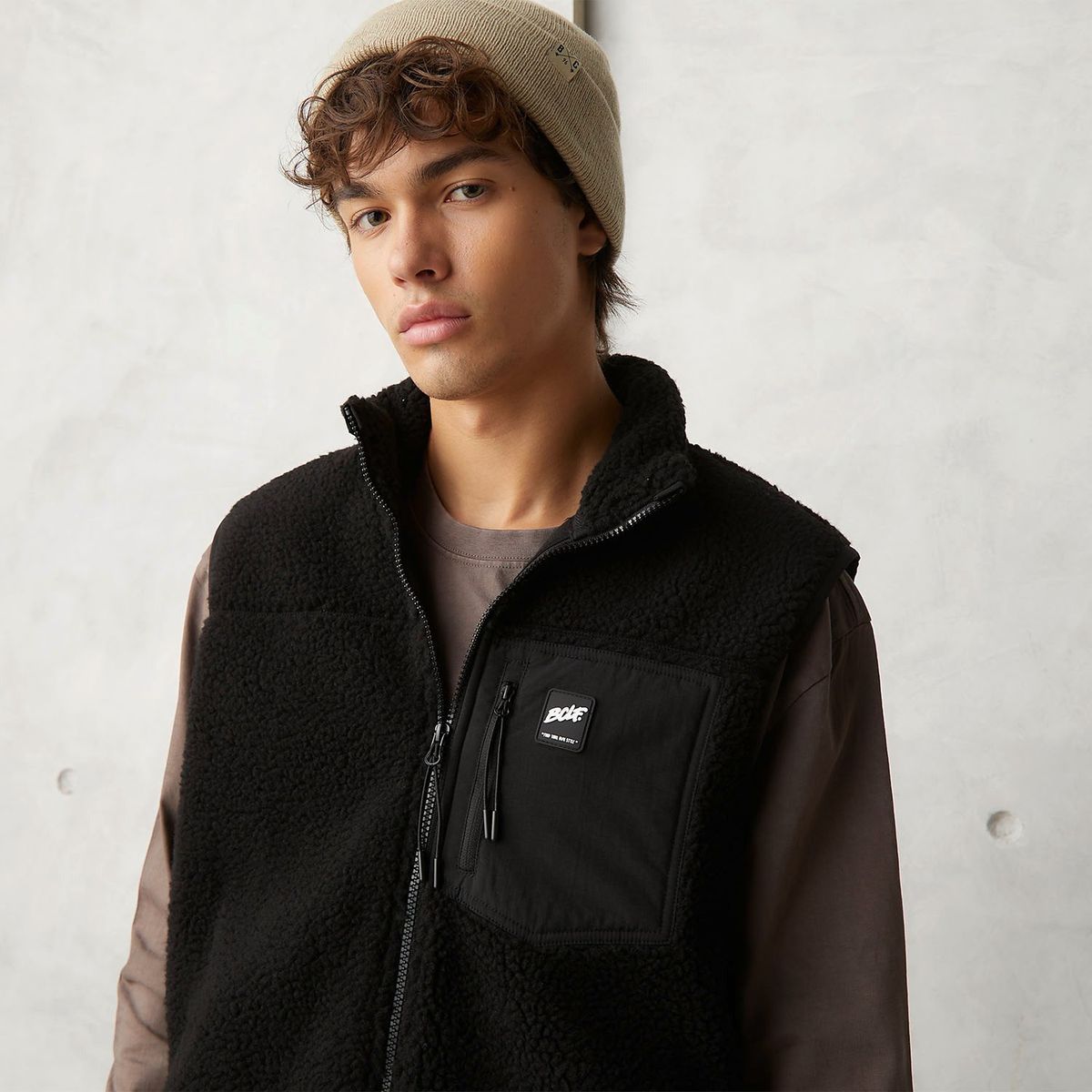 BEARCLIFF - Chaleco Sin Mangas Casual Hombre Bearcliff