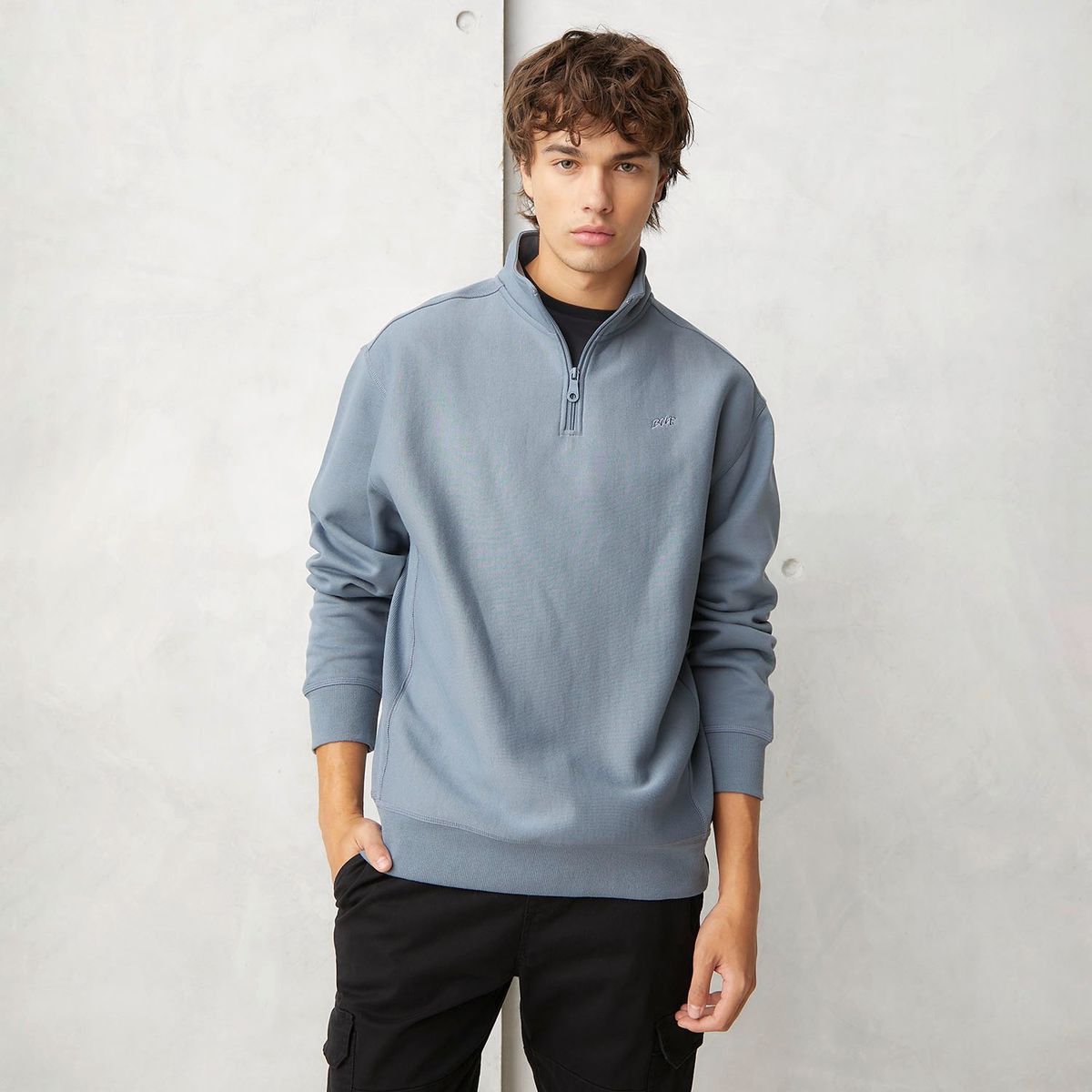 BEARCLIFF - Polera Relaxed Fit Hombre Bearcliff