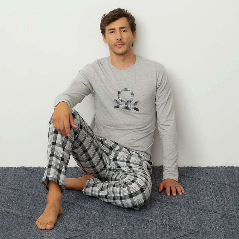 BENETTON - Pijama Algodón Hombre Benetton