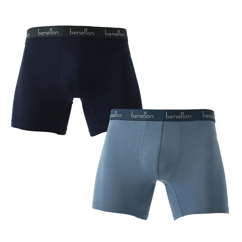 BENETTON - Boxer Tejido Liso Hombre Benetton