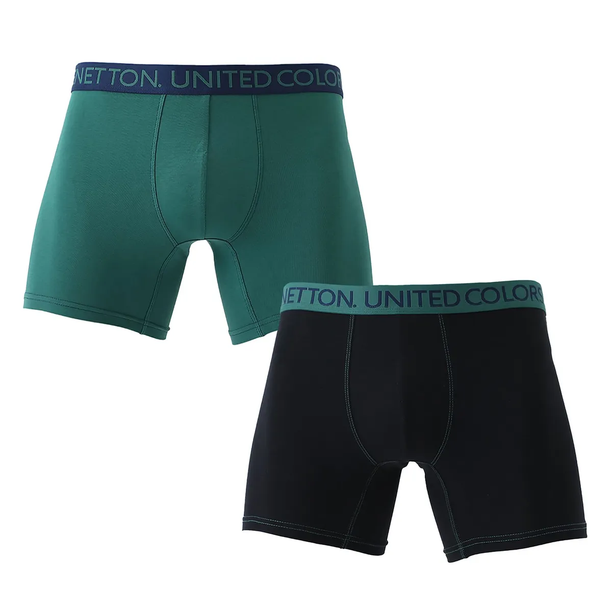 BENETTON - Boxer Tejido Liso Hombre Benetton