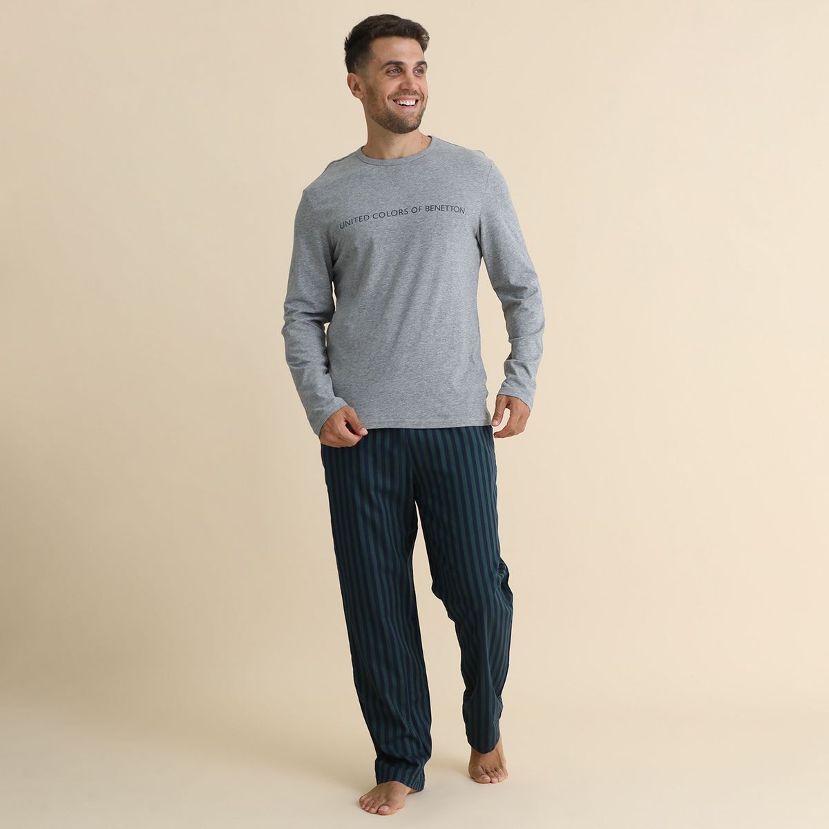 BENETTON - Pijama Algodón Hombre Benetton