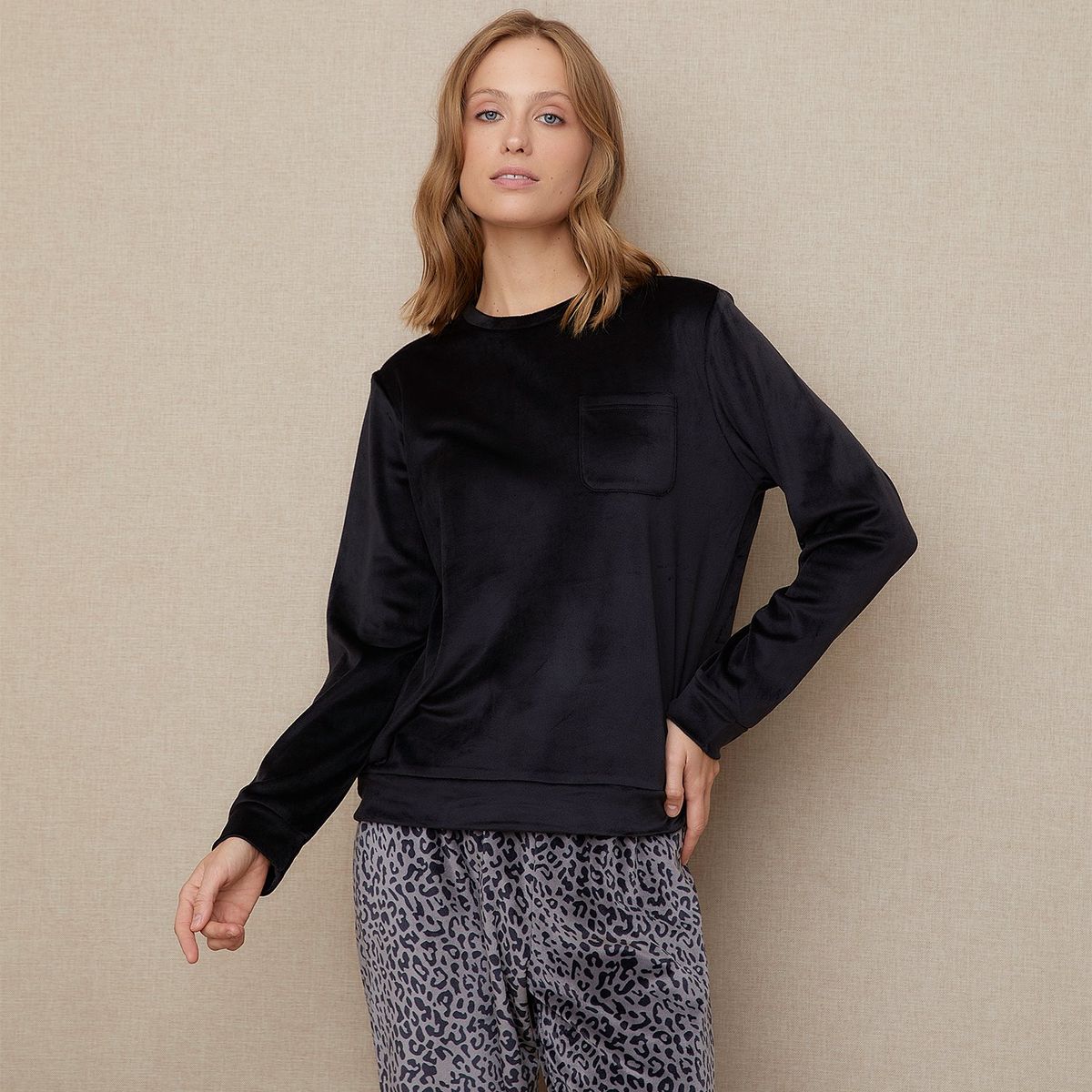 BLU - Polo Pijama Manga Larga